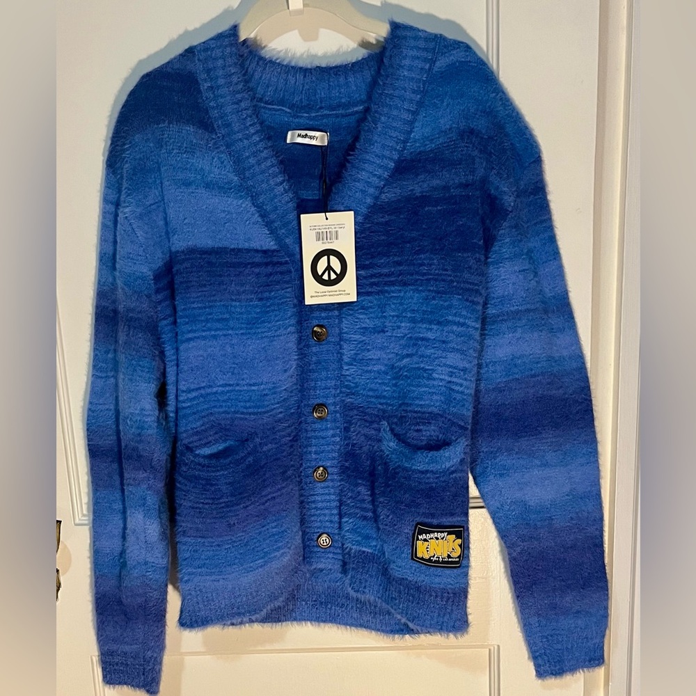 Madhappy Blue Gradient Cardigan